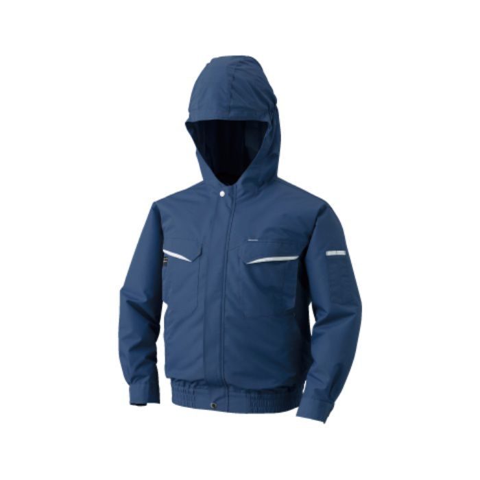 KUCHOFUKU 空調服 空調服 綿・ポリ混紡ワークウェアのみ ブルー 3L 空調服 綿・ポリ混紡ワークウェアのみ ブルー 3L