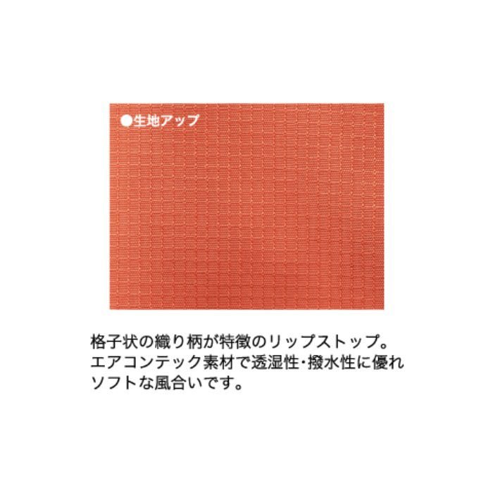 KU91720 ポリエステル製半袖空調服®（ウェアのみ） オレンジ×ネイビー L
