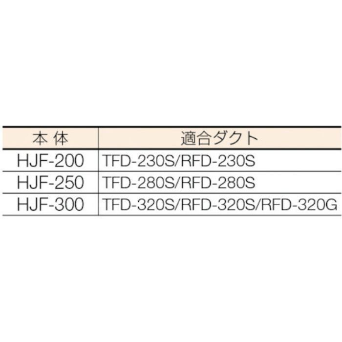 ハンディジェット ハネ外径200mm HJF200 2211785