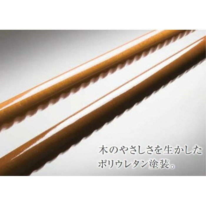 BB-GD14 BAUHAUS手すり棒 35グロス丸棒 ディンプル付 Dオーク 4m
