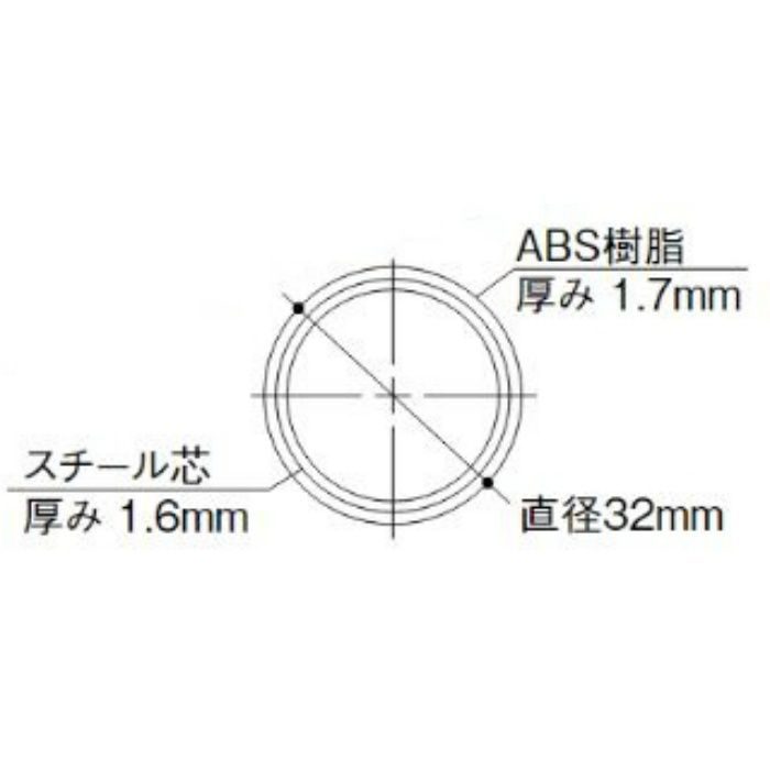 BE-624C BAUHAUS 32ロングスパン1400 ディンプル付 クリア/木目