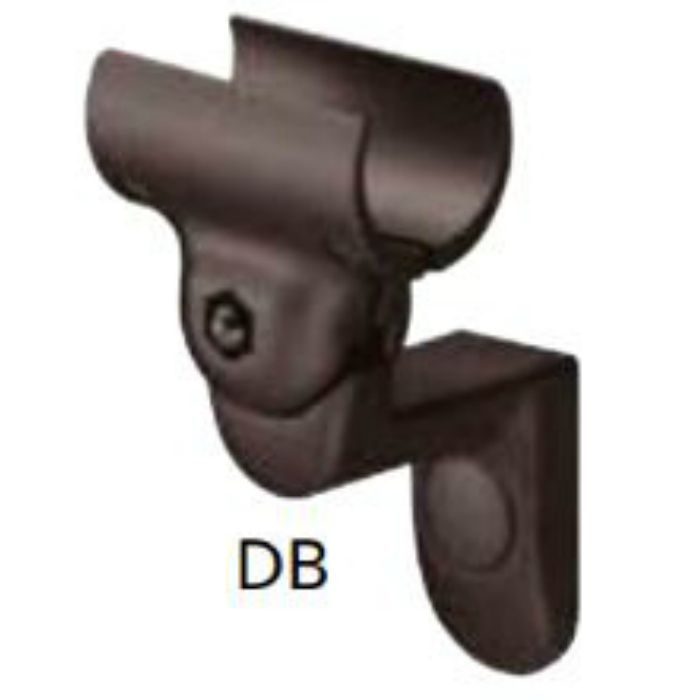 BJ-97DB BAUHAUS フリーRレール壁付ブラケット 屋外用 ダークブロンズ