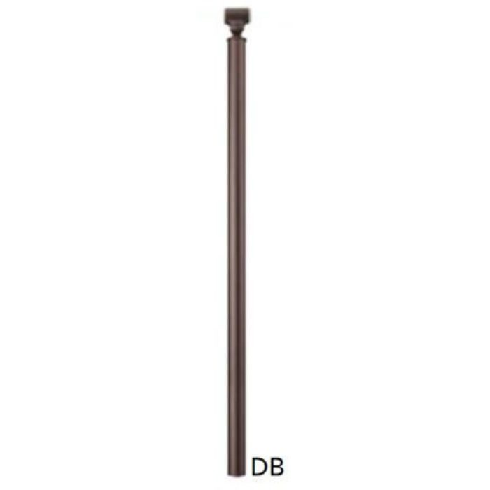 BJ-89DB BAUHAUS フリーRレール E埋め込み式支柱 屋外用 ダークブロンズ