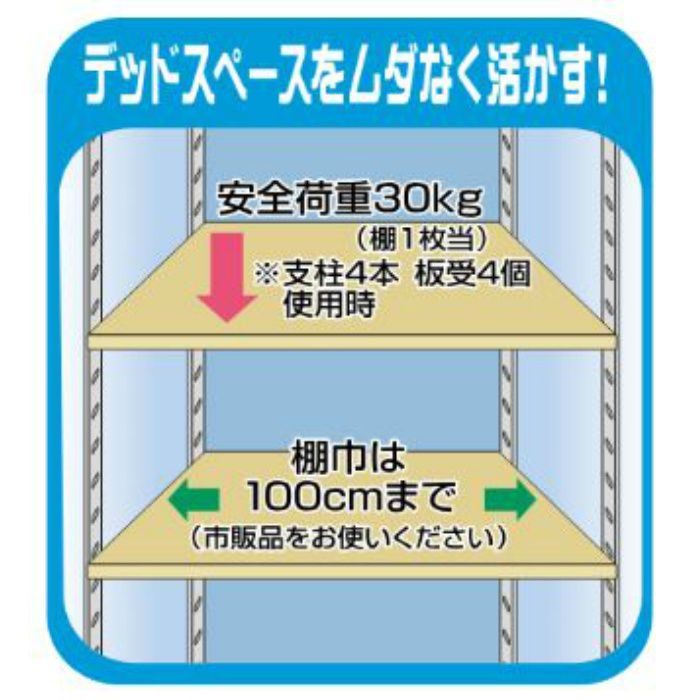 TBK-1518-17P ステンレス棚柱 SUS430 12本入