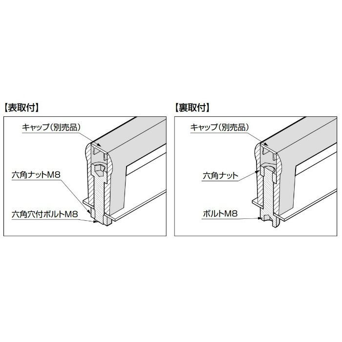 ランプ印 ハンドル CJH型 キャップ オレンジ CJHC-150YR