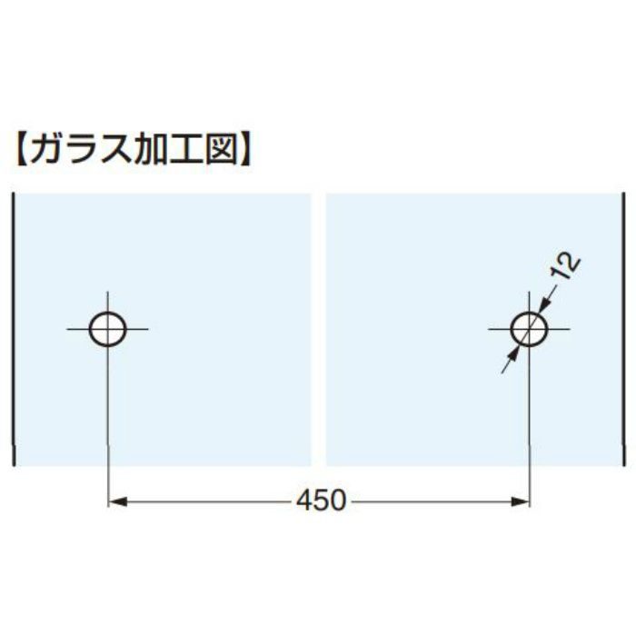 d line 戸当り付ハンドル 14-705型 14-7052-02-450