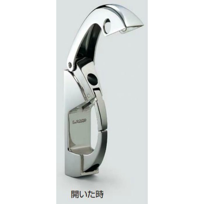ランプ印 ステンレス鋼製ナス環フック EN-R80-K 南京錠対応 EN-R80-K