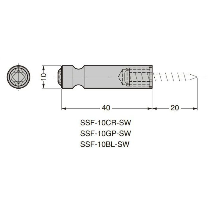 ランプ印 シューシャインペーパーフック SSF-10型 SSF-10CR-SW