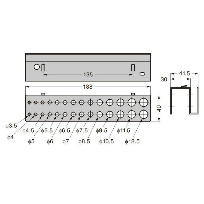 ドリル用ラック 11413-00002 エレメントシステム 11413-00002