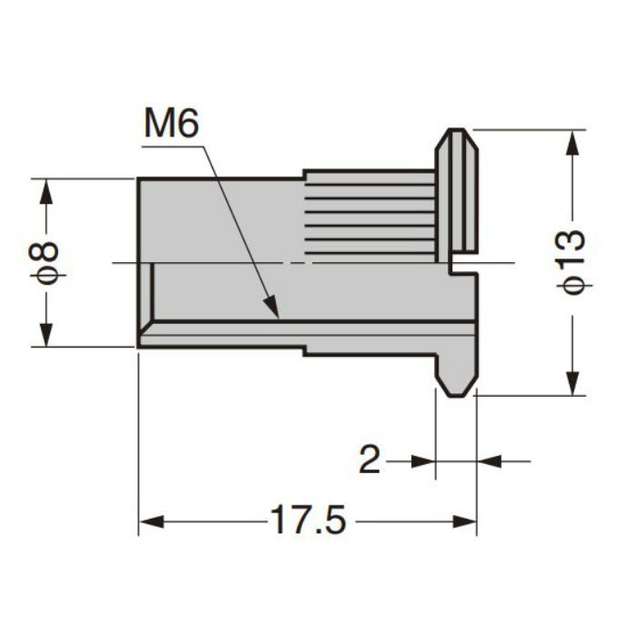 ランプ印 コネクターシステム CS-447型 M6用 CS-447-1