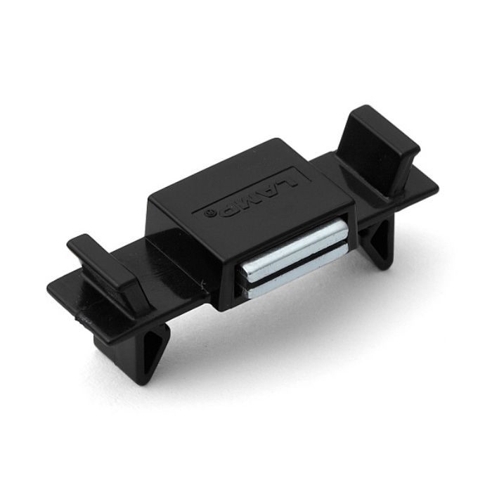 ランプ印 ワンタッチマグネットキャッチ MC-YSW型 簡易装着仕様 ブラック MC-YSW01B