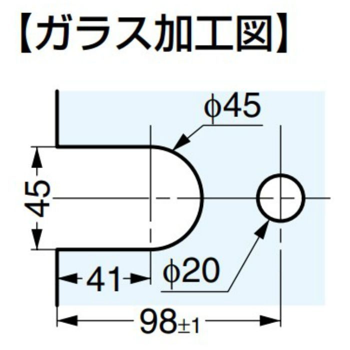 Stremler ガラスドア用自由丁番 3262型 ガラス取付タイプ 3262.35