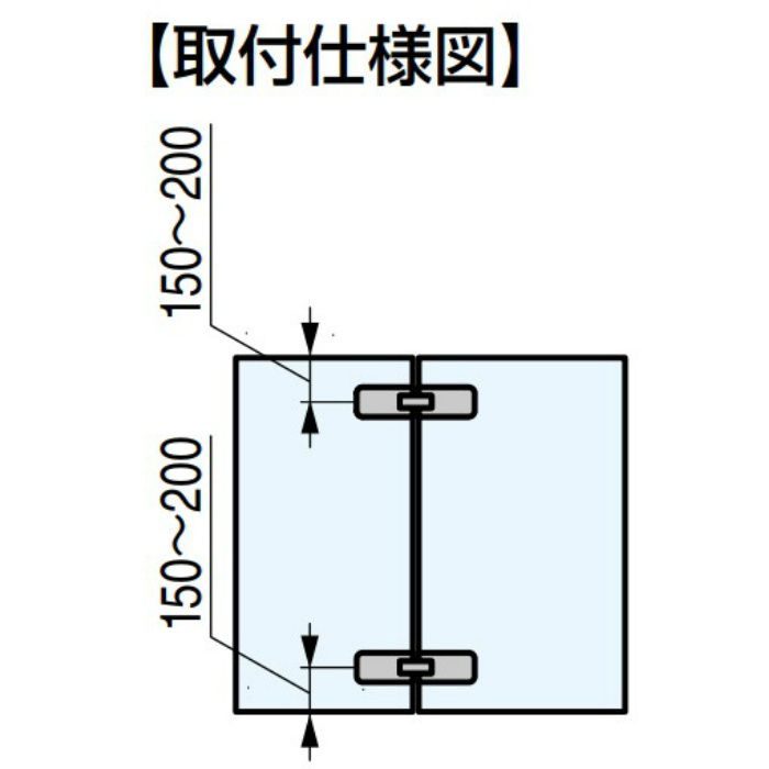 Stremler ガラスドア用自由丁番 3262型 ガラス取付タイプ 3262.35