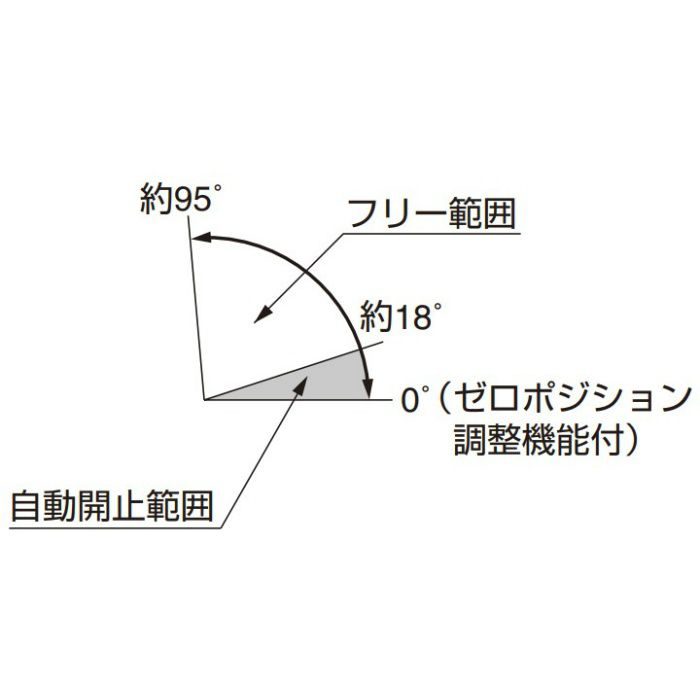 ガラスドア用丁番 07510-31 壁取付タイプ 07510-31