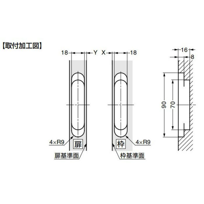 ランプ印 三次元調整機能付隠し丁番 HES3D-90型 シルバー HES3D-90DC