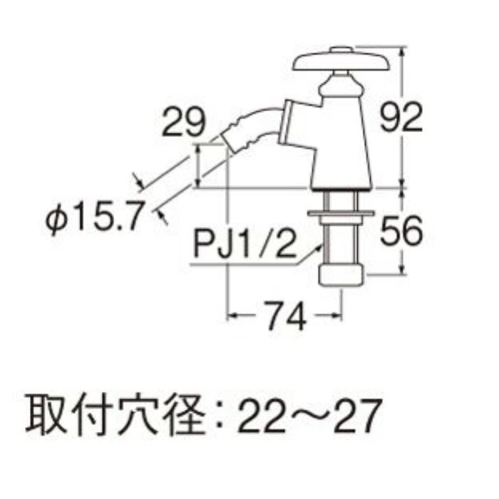 JY503-13 洗濯機用立水栓