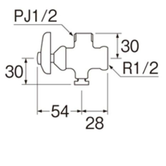 V225AK-2X3-13 止水栓本体 寒冷地用