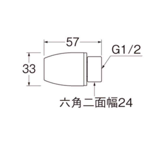 T6150T-4-13X13A ナット付アダプター