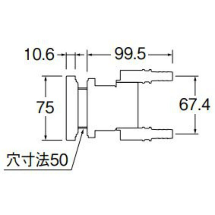 T412-34-10A 一口循環接続金具