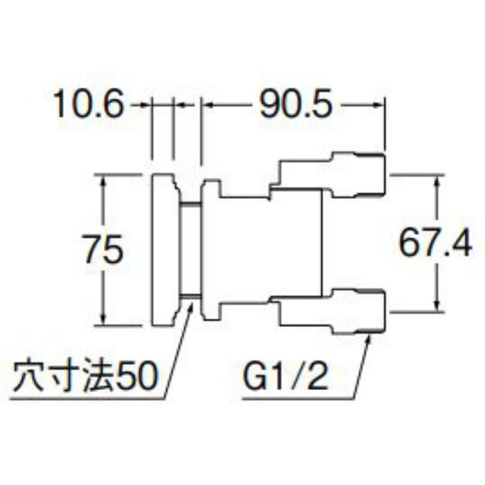 T412-30-13 一口循環接続金具