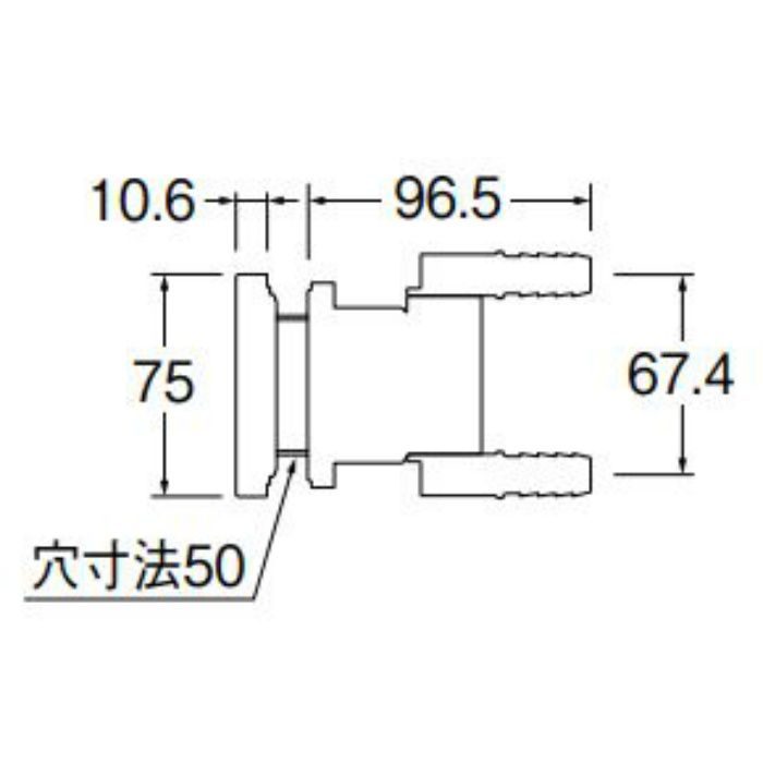 T412-34-15A 一口循環接続金具