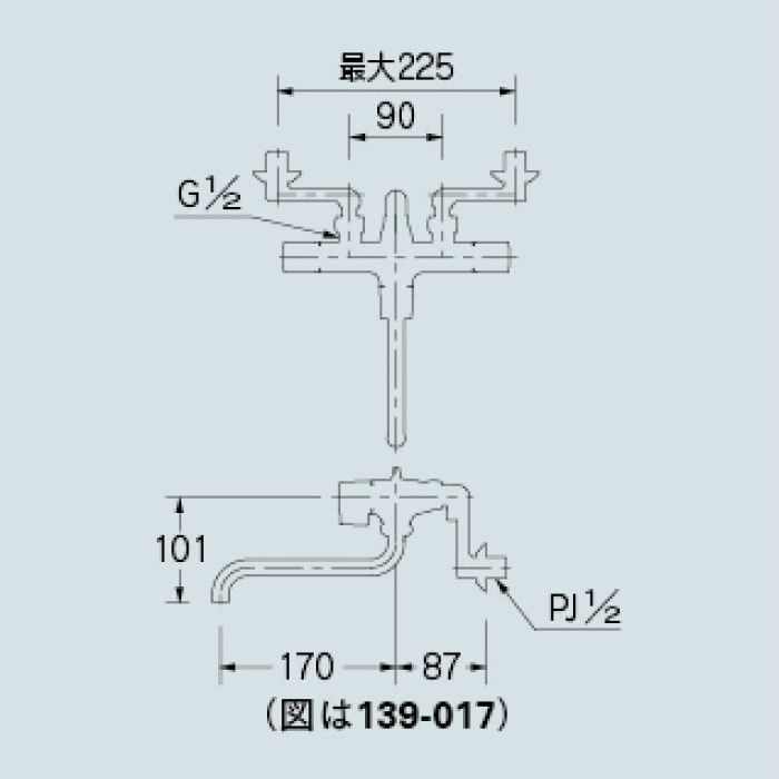 11351円 【2021年製 カクダイ 2ハンドルシャワ混合栓 1378SKK
