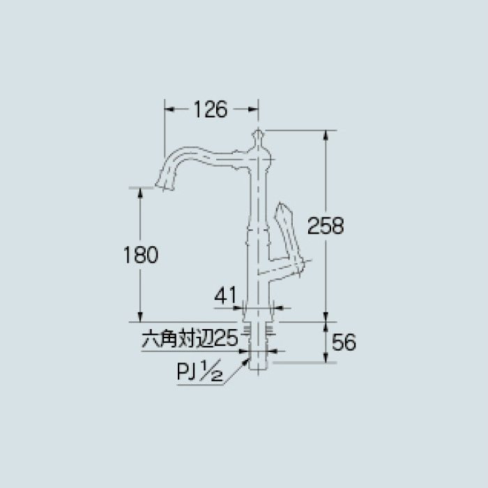 KAKUDAI ANTIRA アンティラ 立水栓(トール・オールドプラス) 700-738-AB 水栓 カクダイ - 3