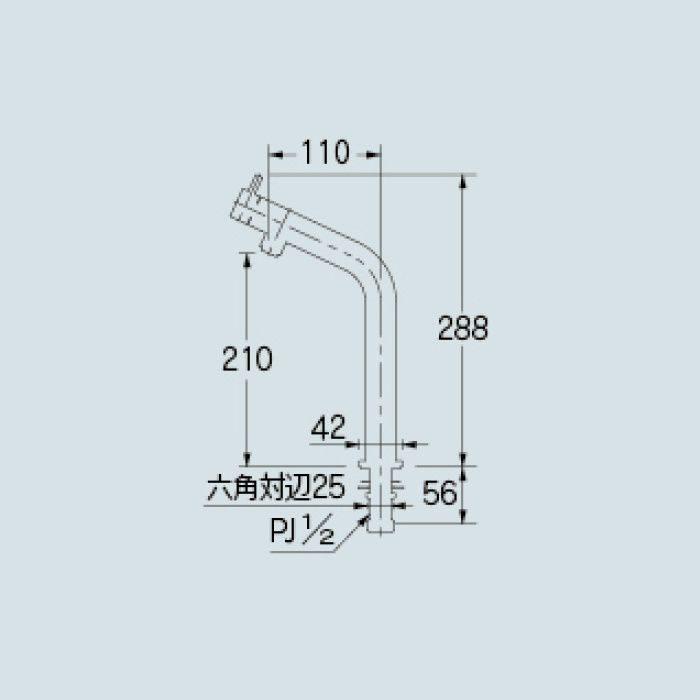 721-256-D カクダイ KAKUDAI 立形衛生混合栓 トール マットブラック 送料無料 - 4
