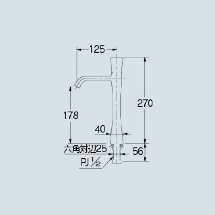 予約中！ 水栓金具 水栓金具 KAKUDAI カクダイ 716-262 立水栓(ミドル