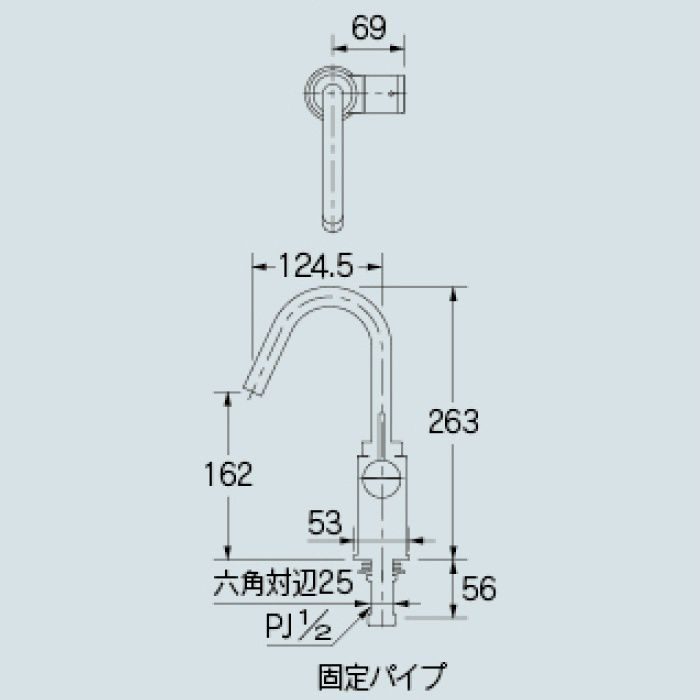 721-203-13 洗面水栓 立水栓 カクダイ【アウンワークス通販】