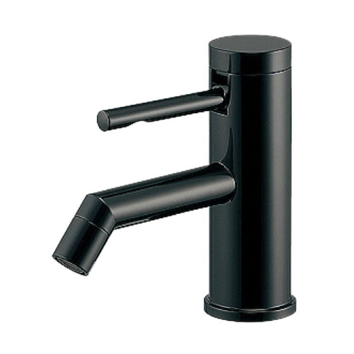716-270-D 洗面水栓 シングルレバー立水栓 ブラック