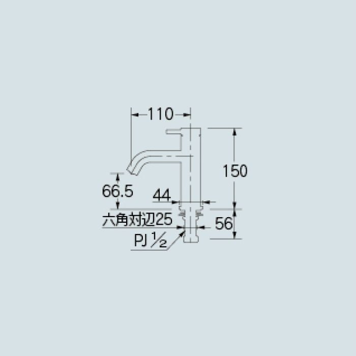 716-253 洗面水栓 立水栓