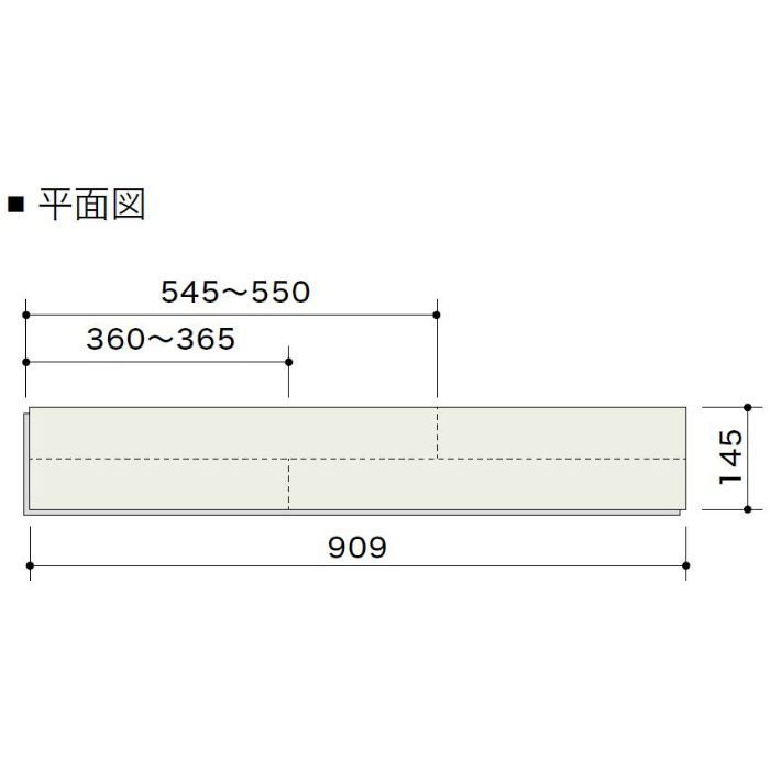 HLBF0002L4K ライブナチュラル ネダレスHLBF(L-45) ブラックウォルナット 2Pフラットタイプ145mm