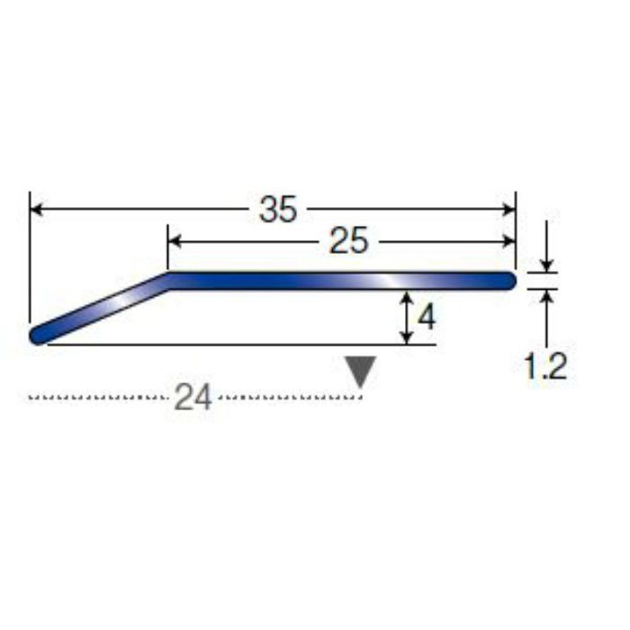 への字押え 穴ナシ 20-102B-1 2m