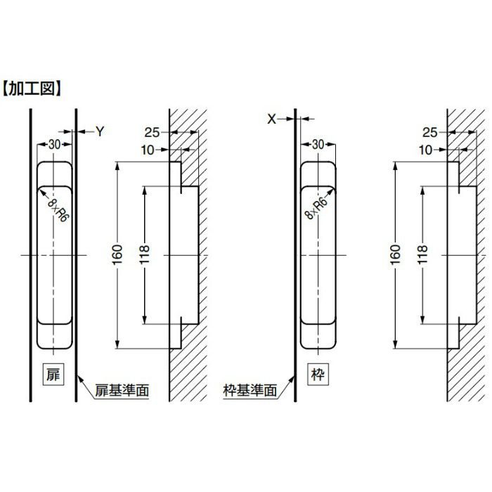 ランプ印 三次元調整機能付隠し丁番 HES3D-E160型　PAT シャンパンゴールド HES3D-E160DN