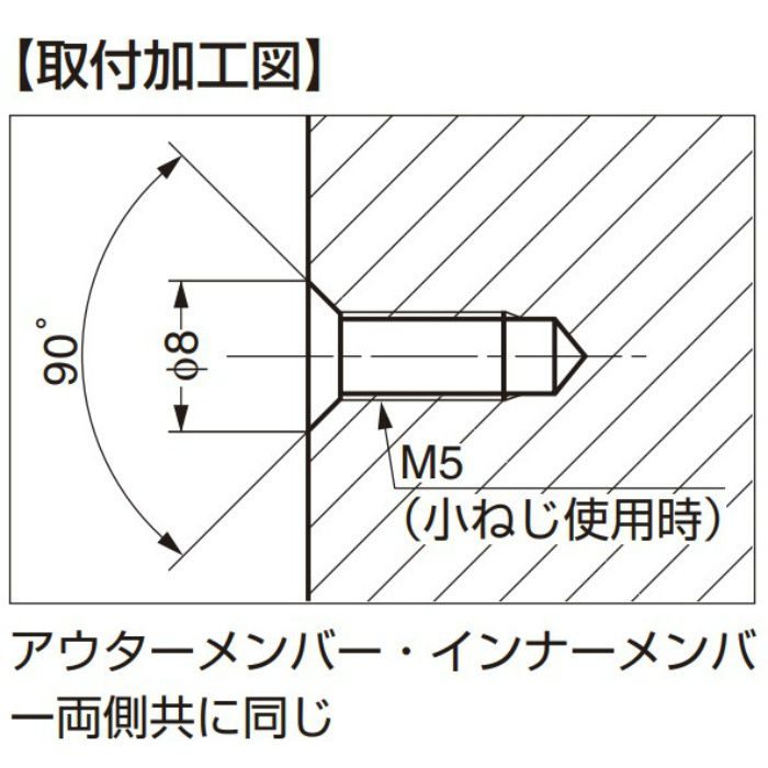 ランプ印 ステンレス鋼製スライドレール 5302S 重量用 5302S-700【翌日