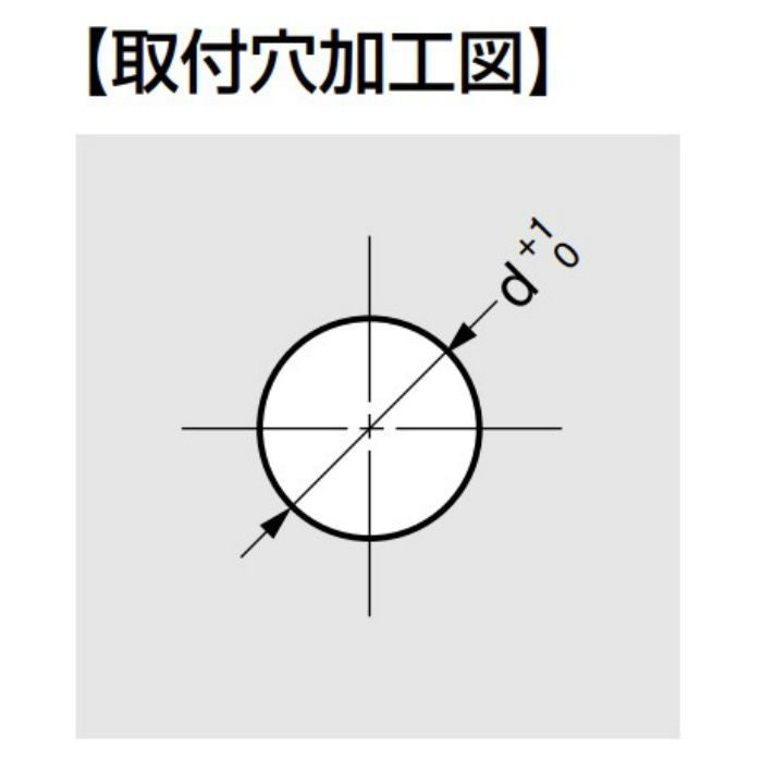ランプ印 分割式配線孔 CHC-S18型 PAT.P シルバー CHC-S18DN