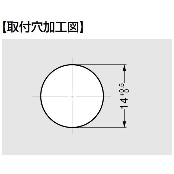 ランプ印 分割式配線孔 CHC-S18型 PAT.P ブロンズ CHC-S18DB