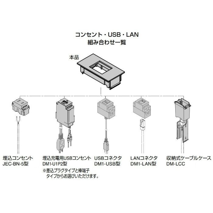 ランプ印 空気孔用コンセント取付ブラケット APK-K-DM1型 APK-K型用 ホワイト APK-K-ＤＭ1-WT