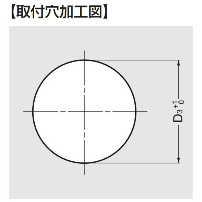 AN-LH011-GP ランプ印 ステンレス鋼製 屑入投入口 AN-LH型 蓋無（浅いタイプ） 外径136mm 本金めっき＋クリアー