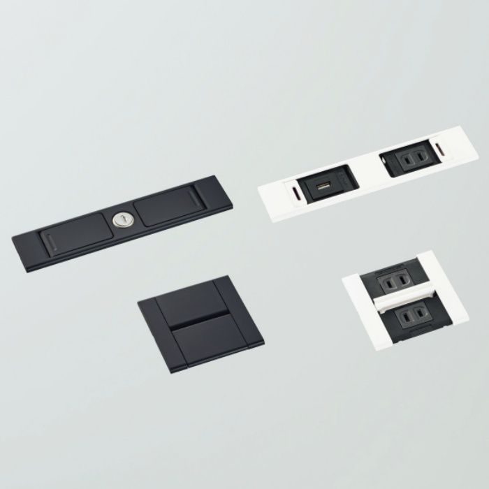 ランプ印 デスクトップマルチタップ DMS型 PAT ブラック DMS-PB-BL
