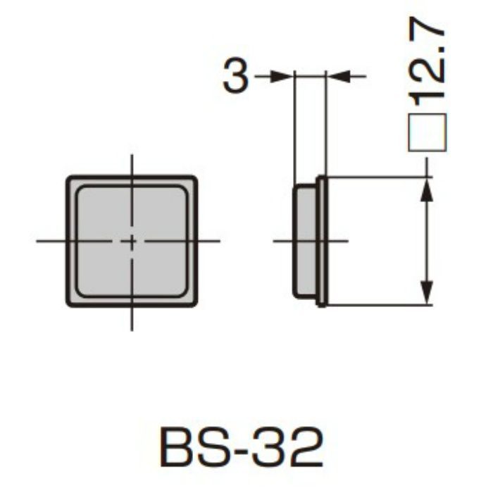 BSクリアバンパー クリア BS-32
