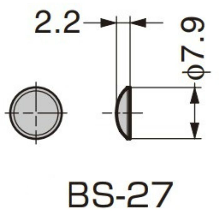 BSクリアバンパー クリア BS-27