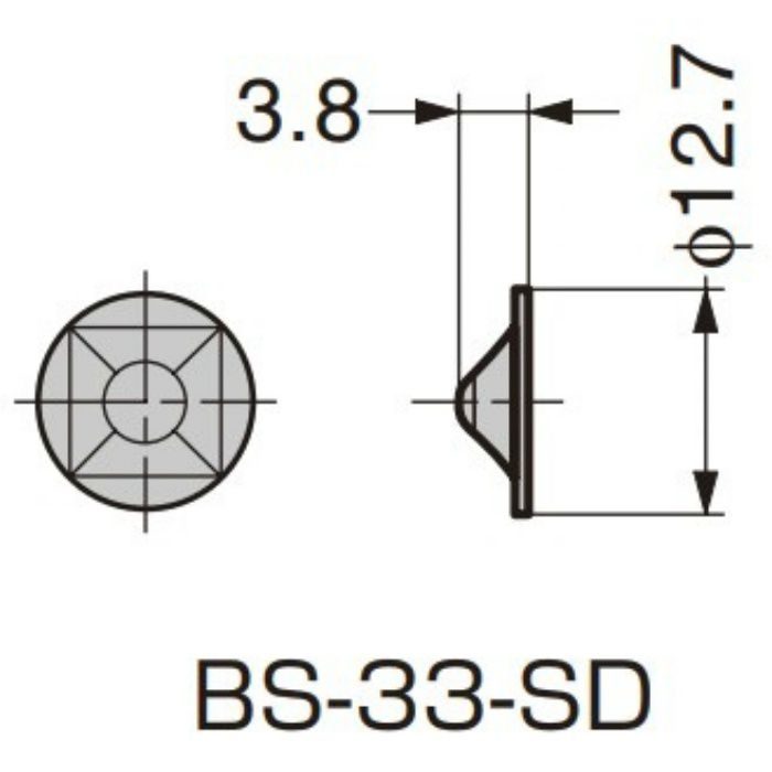 BSクリアバンパー クリア BS-33-SD