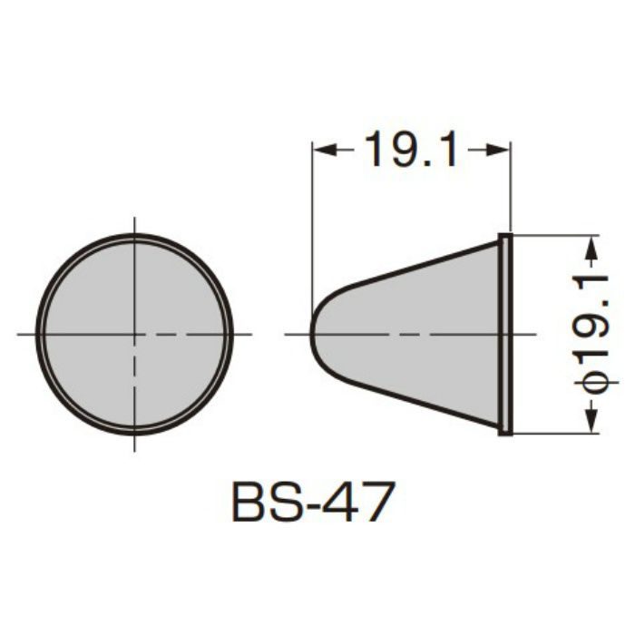 BSクリアバンパー クリア BS-47