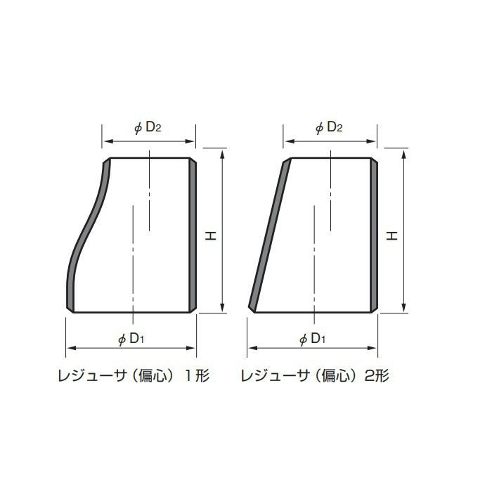 SGPER 黒　SGP エキセントリックレジューサー 100AX65A