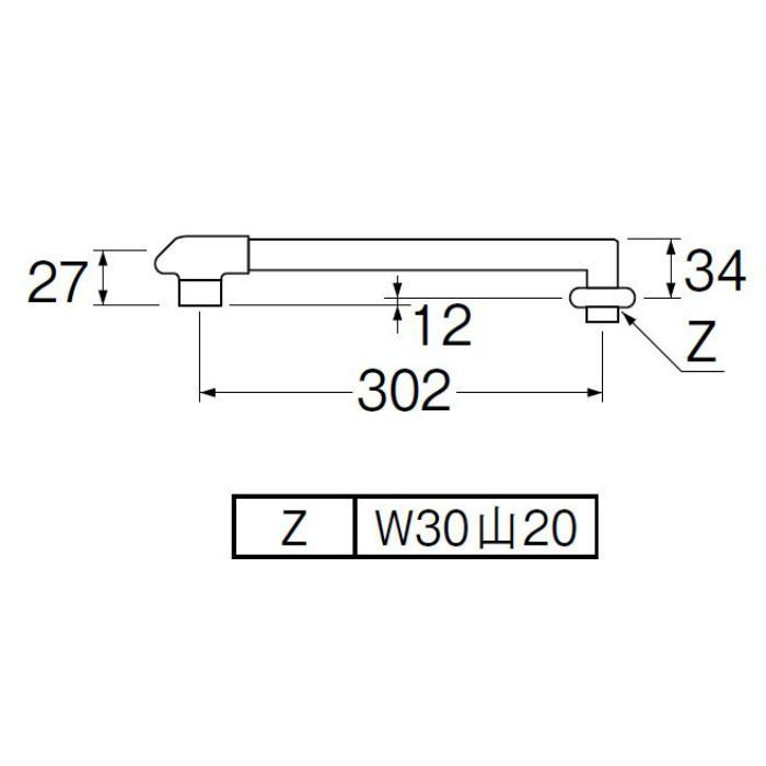 MA21D-60X3-19 断熱吐水口 SANEI【アウンワークス通販】