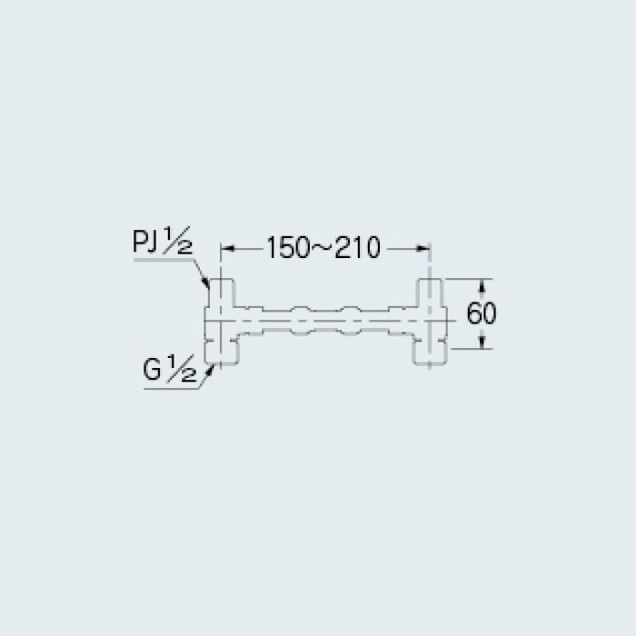 104-120 水栓本体部品 逆配管アダプター