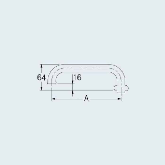 9106 水栓先端部品 Uパイプ(大)