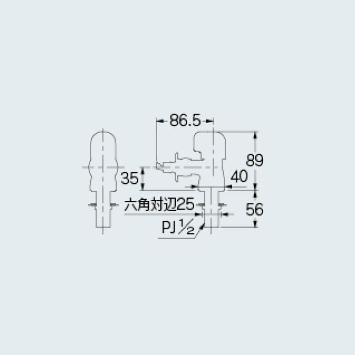 728-303 食洗器取付用水栓 分水専用水栓 カクダイ【アウンワークス通販】